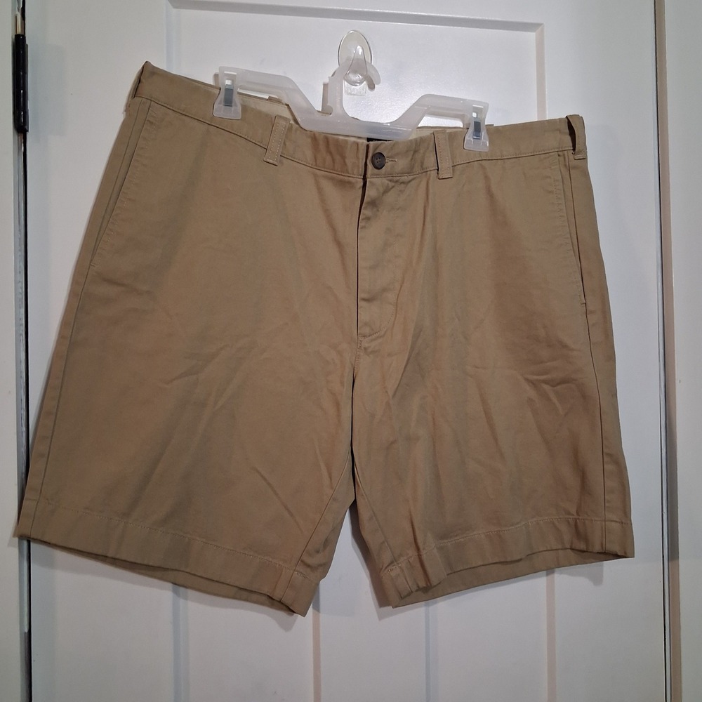 J.Crew Gramercy Shorts Mens 38 Tan Khaki Cotton Twill H5018 Classic Preppy